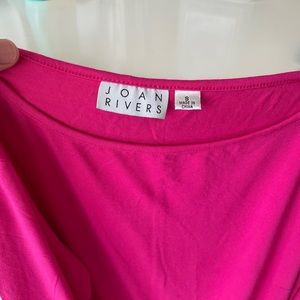 Pink Flower Long Sleeve Shirt Joan Rivers